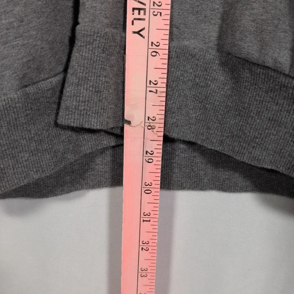 Southern Marsh 1/4 Zip Pullover Sweater Gray Black Richardson Stretch Mens M